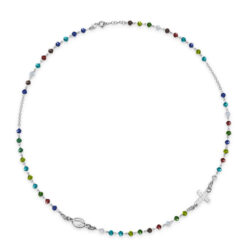 Collana Rosario "E gioia sia!" girocollo
