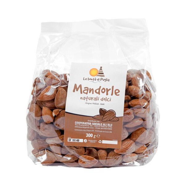 MANDORLE NATURALI DOLCI SGUSCIATE