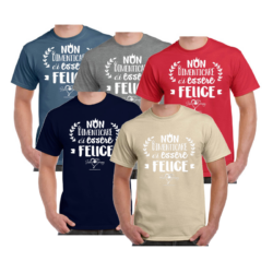 T-SHIRT "Non dimenticare di essere felice"
